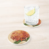 Lebhafte Blüte III Untersetzer (Seite)