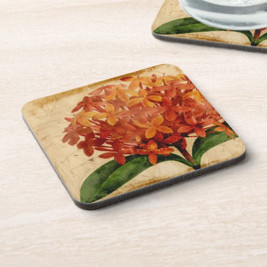 Lebhafte Blüte III Untersetzer (Linke Seite)