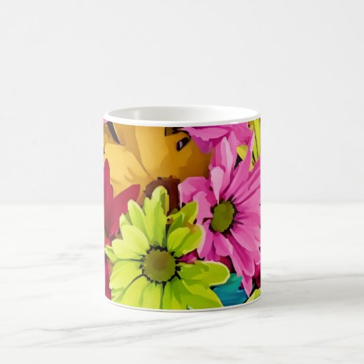 Lebhafte Blüte Kaffeetasse (Mittel)