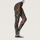 Lebhafte Boho Circles-Leggings Leggings (Rechts)