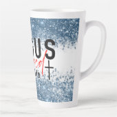 Lebhafte Braut: Jesus Rettete mein Leben Milchtasse (Rechts)