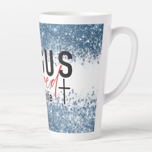 Lebhafte Braut: Jesus Rettete mein Leben Milchtasse (Rechts)