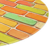 Lebhafte Brick Pattern Art Schneidebrett (Ecke)