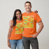 Lebhafte Brick Pattern Art T-Shirt (Unisex)