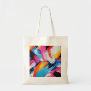 Lebhafte Brushstroke-Tasche Tragetasche