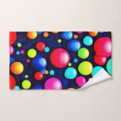 Lebhafte Bubble Pop Art Badhandtuch Set (Handtuch)