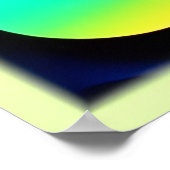 Lebhafte Bubble Pop Art Poster (Ecke)