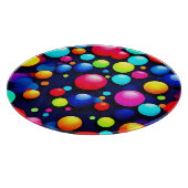 Lebhafte Bubble Pop Art Schneidebrett (Ecke)