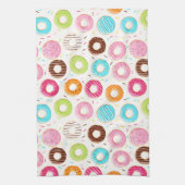 Lebhafte bunte Schaumgummiringe besprüht Handtuch (Vertikal)