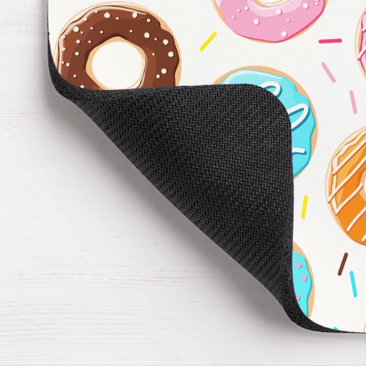 Lebhafte bunte Schaumgummiringe besprüht Mousepad (Ecke)