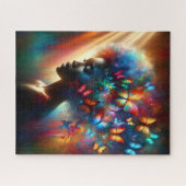 Lebhafte Butterfly-Dreamscape Puzzle (Horizontal)