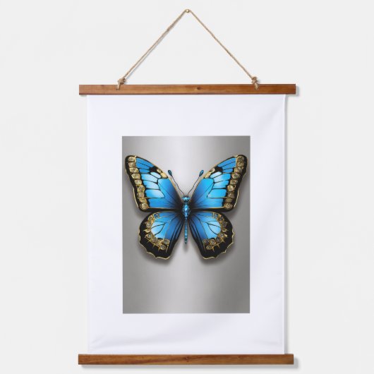 Lebhafte Butterfly Print Board - Ideal für Creati Wandteppich Mit Holzrahmen (Vorderseite)