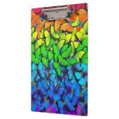 Lebhafte Butterfly-Regenbogenblume Clipboard | Str Klemmbrett (Links)