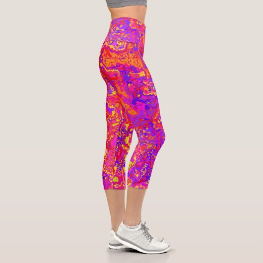Lebhafte Camouflage Capri Leggings (Rechts)