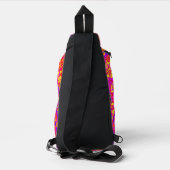 Lebhafte Camouflage Crossbody Bag (Rückseite)