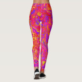 Lebhafte Camouflage Leggings (Rückseite)