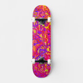 Lebhafte Camouflage Skateboard (Vorderseite)