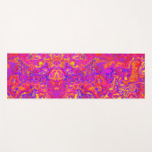 Lebhafte Camouflage  Yogamatte (Vorderseite (Horizontal))