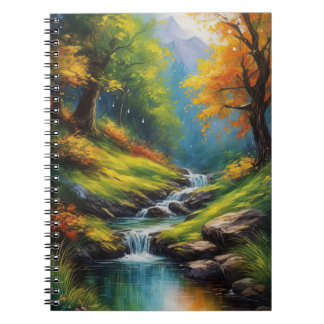 Lebhafte Cascades Notizblock
