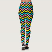 Lebhafte Chevrons Leggings (Rückseite)