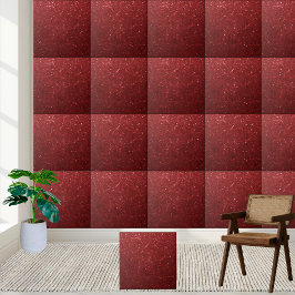 Lebhafte Chic Red Sparkling Glitzer Keramik Tile Fliese