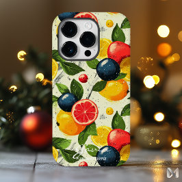 Lebhafte Citrus Fruit Phone Case mit feinen Farben