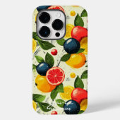Lebhafte Citrus Fruit Phone Case mit feinen Farben (Rückseite)