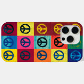 Lebhafte Collage der Friedenssymbole Case-Mate iPhone Hülle (Rückseite (Horizontal))