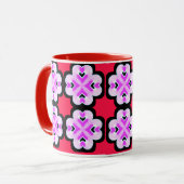 Lebhafte Combo-Tasse - perfekte Größe, farbenfrohe Tasse (Vorderseite Links)