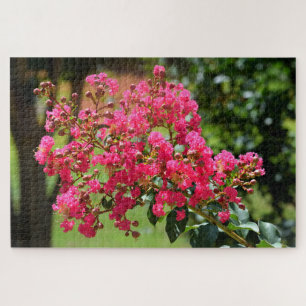 Lebhafte Crêpe Myrtle Busch Blume Puzzle