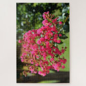 Lebhafte Crêpe Myrtle Busch Blume Puzzle (Vertikal)