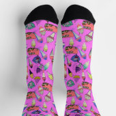 Lebhafte Crew-Socken Socken (Oben)