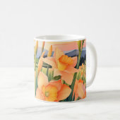 Lebhafte Daffodil Meadow Kaffeetasse (VorderseiteRechts)