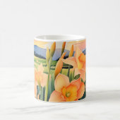 Lebhafte Daffodil Meadow Kaffeetasse (Mittel)