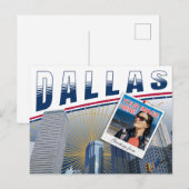 Lebhafte Dallas Texas FotoCollage Postkarte (Vorne/Hinten)
