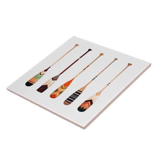 Lebhafte, dekorative Ohren Fliese (Seite)