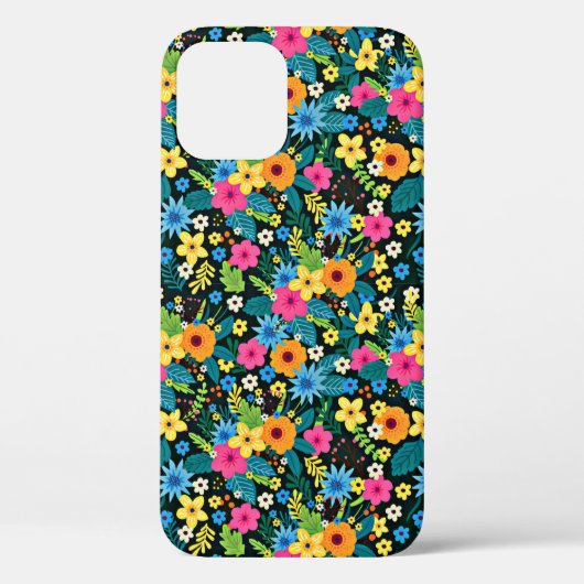 Lebhafte Ditsy-Blume Blumenmuster-43785 Case-Mate iPhone Hülle (Rückseite)