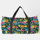 Lebhafte Ditsy-Blume Blumenmuster-43785 Duffle Bag (Rückseite)
