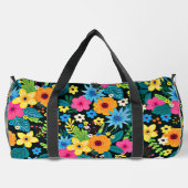 Lebhafte Ditsy-Blume Blumenmuster-43785 Duffle Bag (Rückseite)