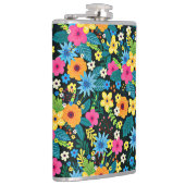 Lebhafte Ditsy-Blume Blumenmuster-43785 Flachmann (Rechts)