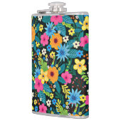 Lebhafte Ditsy-Blume Blumenmuster-43785 Flachmann (Links)