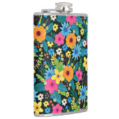 Lebhafte Ditsy-Blume Blumenmuster-43785 Flachmann (Rechts)