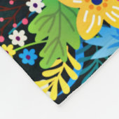 Lebhafte Ditsy-Blume Blumenmuster-43785 Fleecedecke (Ecke)