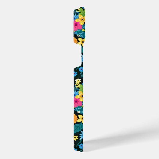 Lebhafte Ditsy-Blume Blumenmuster-43785 iPhone Hülle (Rechte Seite)