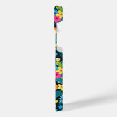 Lebhafte Ditsy-Blume Blumenmuster-43785 iPhone Hülle (Linke Seite)