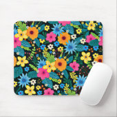 Lebhafte Ditsy-Blume Blumenmuster-43785 Mousepad (Mit Mouse)