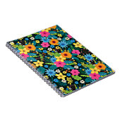 Lebhafte Ditsy-Blume Blumenmuster-43785 Notizblock (Rechte Seite)