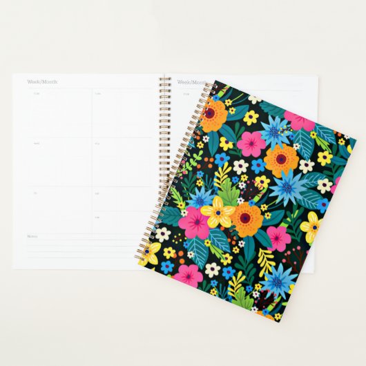 Lebhafte Ditsy-Blume Blumenmuster-43785 Planer (Anzeige)