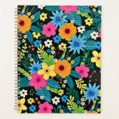 Lebhafte Ditsy-Blume Blumenmuster-43785 Planer (Vorderseite)