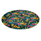 Lebhafte Ditsy-Blume Blumenmuster-43785 Schneidebrett (Ecke)